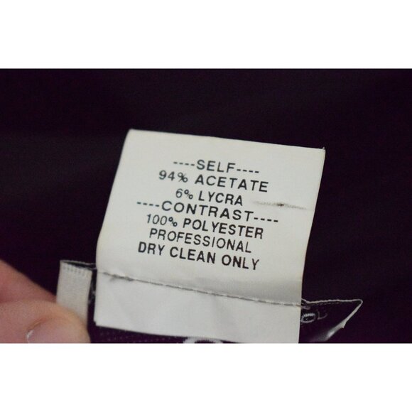 Vintage Black Polyester Lapel Jacket by TTC The Travel Collection‎ Size Medium - Picture 8 of 10